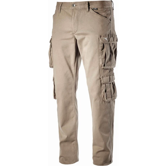 PANTALON DE TRAVAIL DIADORA MULTIPOCHES ÉLASTIQUE BEIGE WAYET II - 16029825070 3 PANTALON DE TRAVAIL DIADORA MULTIPOCHES ÉLASTIQUE BEIGE WAYET II - 16029825070