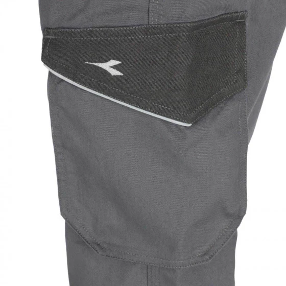 PANTALON DE TRAVAIL DIADORA CARGO GRIS MÉTAL STAFF POLY - 160301750700 6 PANTALON DE TRAVAIL DIADORA CARGO GRIS MÉTAL STAFF POLY - 160301750700 – Image 4