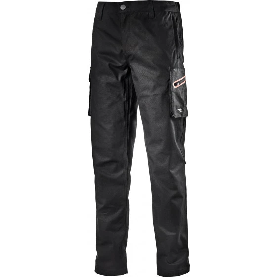 PANTALON DE TRAVAIL DIADORA NOIR CARGO STRETCH - 172114800130 3 PANTALON DE TRAVAIL DIADORA NOIR CARGO STRETCH - 172114800130