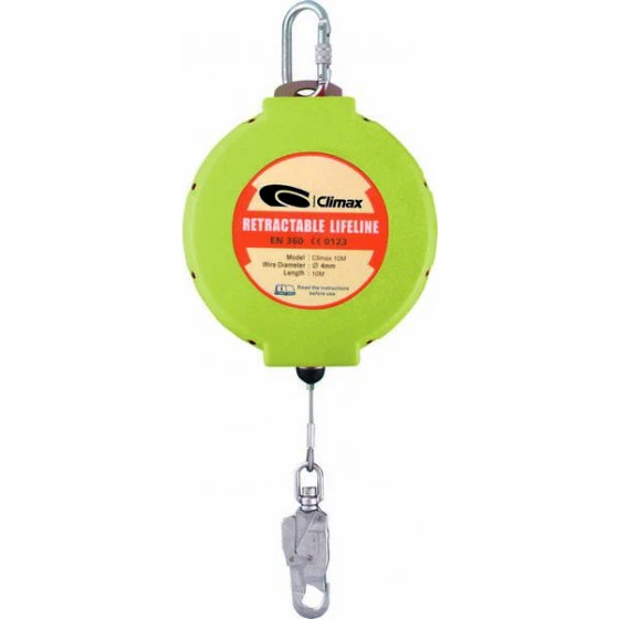 Enrouleur Anti Chute 10m Acier CLIMAX - 18234 3 Enrouleur Anti Chute 10m Acier CLIMAX - 18234