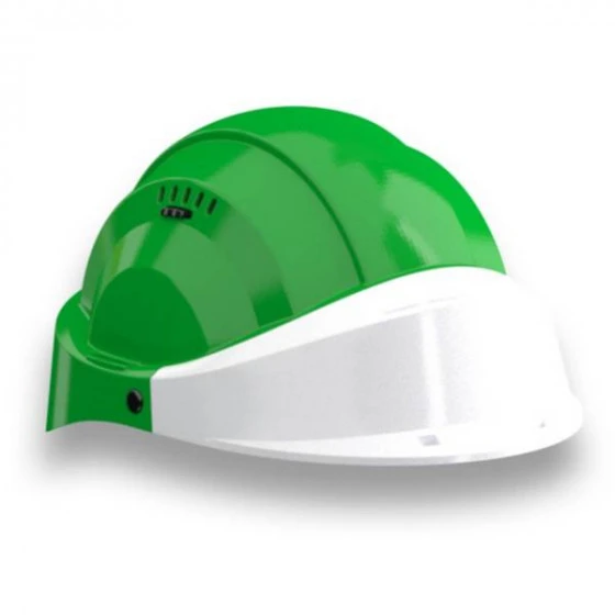 CASQUE 'ORIZON' VERT VISIERE BLANCHE SOFOP TALIAPLAST - 563531 3 CASQUE 'ORIZON' VERT VISIERE BLANCHE SOFOP TALIAPLAST - 563531