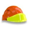CASQUE 'ORIZON' ORANGE VISIERE FLUO JAUNE SOFOP TALIAPLAST - 563557