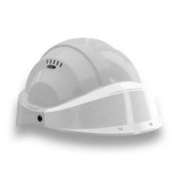 CASQUE 'ORIZON' GRIS VISIERE BLANCHE SOFOP TALIAPLAST - 563581