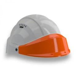 CASQUE 'ORIZON' GRIS VISIERE ORANGE SOFOP TALIAPLAST - 563585