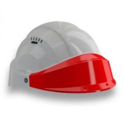 CASQUE 'ORIZON' GRIS VISIERE ROUGE SOFOP TALIAPLAST - 563586