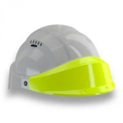 CASQUE 'ORIZON' GRIS VISIERE FLUO JAUNE SOFOP TALIAPLAST - 563587