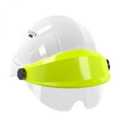 CASQUE 'ORIZON' BLANC VISIERE FLUO JAUNE AVEC LUNETTE SOFOP TALIAPLAST - 563717