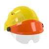 CASQUE 'ORIZON' JAUNE VISIERE ORANGE AVEC LUNETTE SOFOP TALIAPLAST - 563725 -IFARMOR Boutique 563725