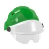 CASQUE 'ORIZON' VERT VISIERE BLANCHE AVEC LUNETTE SOFOP TALIAPLAST - 563731 -IFARMOR Boutique 563731