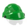CASQUE 'ORIZON' VERT VISIERE VERTE AVEC LUNETTE SOFOP TALIAPLAST - 563733