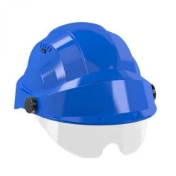 CASQUE 'ORIZON' BLEU VISIERE BLEUE AVEC LUNETTE SOFOP TALIAPLAST - 563744