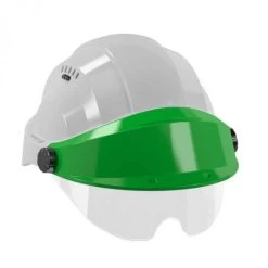 CASQUE 'ORIZON' GRIS VISIERE VERTE AVEC LUNETTE SOFOP TALIAPLAST - 563783