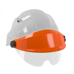 CASQUE 'ORIZON' GRIS VISIERE ORANGE AVEC LUNETTE SOFOP TALIAPLAST - 563785