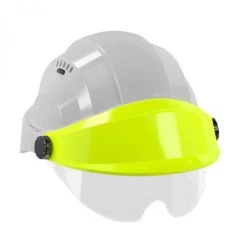 CASQUE 'ORIZON' GRIS VISIERE FLUO JAUNE AVEC LUNETTE SOFOP TALIAPLAST - 563787