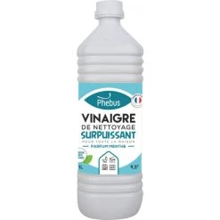 Bidon 1l Vinaigre De Nettoyage Menthe 9,5 Degres PHEBUS - 58300