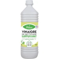Bidon 1l Vinaigre De Nettoyage Pomme Verte 9,5 Degres PHEBUS - 58305