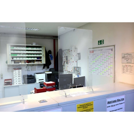 BARRIERE DE PROTECTION COMPTOIR OU CAISSE - MEDIUM SIZE - 66000UNIVERSEL 4 BARRIERE DE PROTECTION COMPTOIR OU CAISSE - MEDIUM SIZE - 66000UNIVERSEL – Image 2