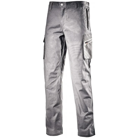 PANTALON DE TRAVAIL DIADORA GRIS CARGO STRETCH - 172114750470 3 PANTALON DE TRAVAIL DIADORA GRIS CARGO STRETCH - 172114750470