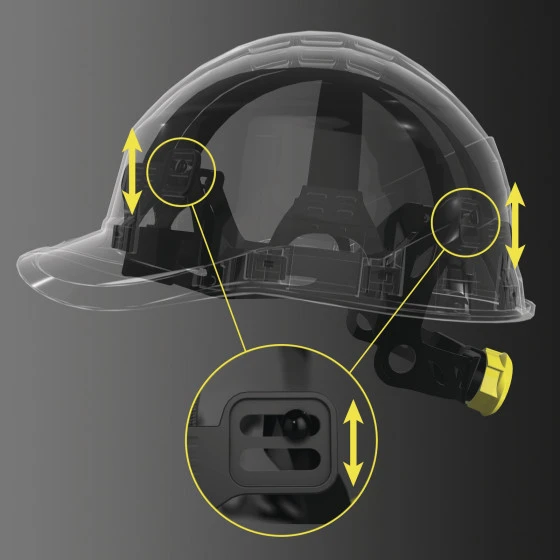 Casque De Chantier Ventilé Forme Casquette Baseball - Serrage Rotor DELTA PLUS - DIAM6WTRORFL 4 Casque De Chantier Ventilé Forme Casquette Baseball - Serrage Rotor DELTA PLUS - DIAM6WTRORFL – Image 2