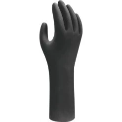 Gants Jetables Nitrile Biodégradable 300mm 0,15mm Noir SHOWA Taille XL - 65031