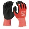 Gants Anti Coupe Niveau 1 XL/10 - 1 Pc MILWAUKEE ACCESSOIRES - 4932471418