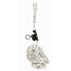 ANTICHUTE COULISSANT DELTA PLUS AVEC SUPPORT D'ASSURAGE EN CORDE TORONNEE - 10 M / Ø12MM - AN063/10