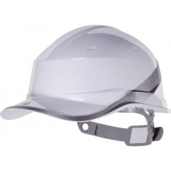 CASQUE DE CHANTIER DELTA PLUS FORME CASQUETTE BASEBALL BLANC -DIAM5BCFL