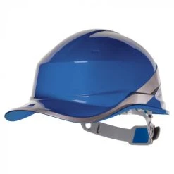 CASQUE DE CHANTIER DELTA PLUS FORME CASQUETTE BASEBALL BLEU -DIAM5BLFL