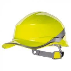 CASQUE DE CHANTIER DELTA PLUS FORME CASQUETTE BASEBALL JAUNE -DIAM5JAFL