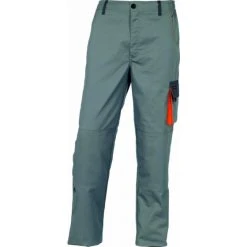PANTALON DE TRAVAIL DELTA PLUS D-MACH EN POLYESTER COTON GRIS / ORANGE - DMPANGO0