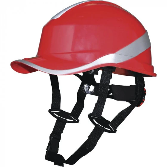 CASQUE DE CHANTIER DELTA PLUS DIAMOND V UP ROUGE FLUO FORME CASQUETTE BASEBALL SERRAGE ROTOR - DIAM5UPRO 6 CASQUE DE CHANTIER DELTA PLUS DIAMOND V UP ROUGE FLUO FORME CASQUETTE BASEBALL SERRAGE ROTOR - DIAM5UPRO – Image 4