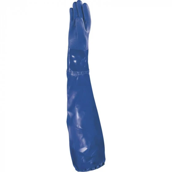 GANT DELTA PLUS PVC CHIMIQUE TOUT ENDUIT SUR SUPPORT JERSEY LONG 62 CM PETRO - VE766BL0 3 GANT DELTA PLUS PVC CHIMIQUE TOUT ENDUIT SUR SUPPORT JERSEY LONG 62 CM PETRO - VE766BL0