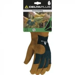 GANTS DELTA PLUS CROUTE BOVIN / DOS TOILE - DPCT502BV00