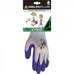 Gants Enfant Tricot Polyester - Paume Enduite Mousse Latex Delta Plus - Dpvv733evl04
