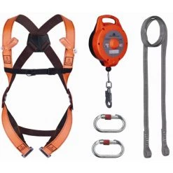 KIT ANTICHUTE DELTA PLUS 'VERTICAL & HORIZONTAL 10 M': HAR12 + AN123T + LO030 + AM002 - ELARA270