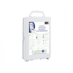 COFFRET DE SECOURS FARMOR BÂTIMENT 8/10 PERSONNES-FAR2036PP