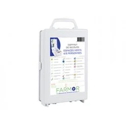 COFFRET DE SECOURS FARMOR ESPACES VERTS 4/6 PERSONNES-VER2030PP