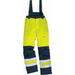 PANTALON DELTA PLUS CHAUD HAUTE VISIBILITÉ POLYESTER ENDUIT PU JAUNE - FARGO - FARGOHVJA0