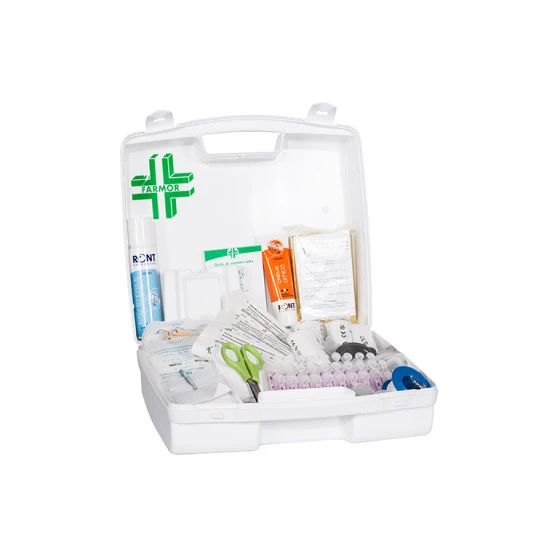 VALISE DE SECOURS FARMOR LONGUE DUREE 20 PERSONNES AVEC POIGNÉE DE TRANSPORT ET SUPPORT MURAL-LGD 9020 PP 3 VALISE DE SECOURS FARMOR LONGUE DUREE 20 PERSONNES AVEC POIGNÉE DE TRANSPORT ET SUPPORT MURAL-LGD 9020 PP