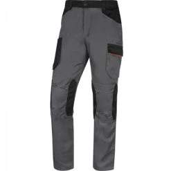 PANTALON DE TRAVAIL DELTA PLUS MACH2 M2PA3 GRIS ORANGE - M2PA3GO0