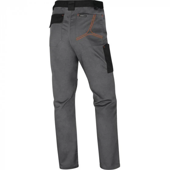 PANTALON DE TRAVAIL DELTA PLUS MACH2 M2PA3 GRIS ORANGE - M2PA3GO0 4 PANTALON DE TRAVAIL DELTA PLUS MACH2 M2PA3 GRIS ORANGE - M2PA3GO0 – Image 2
