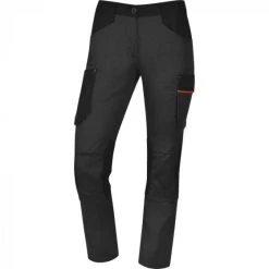 PANTALON DELTA PLUS MACH2 M2PA3STRF FEMME GRIS ORANGE- M2PA3STRFGO0
