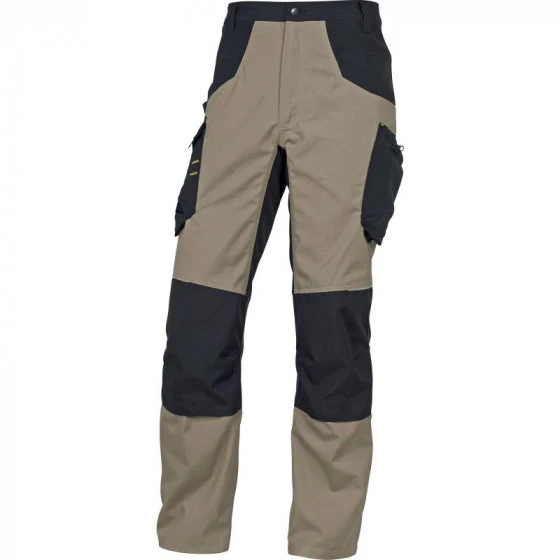 PANTALON DE TRAVAIL DELTA PLUS MACH SPIRIT 60% COTON / 40% POLYESTER 270 G/M² BEIGE-NOIR -M5PA2BN0 3 PANTALON DE TRAVAIL DELTA PLUS MACH SPIRIT 60% COTON / 40% POLYESTER 270 G/M² BEIGE-NOIR -M5PA2BN0