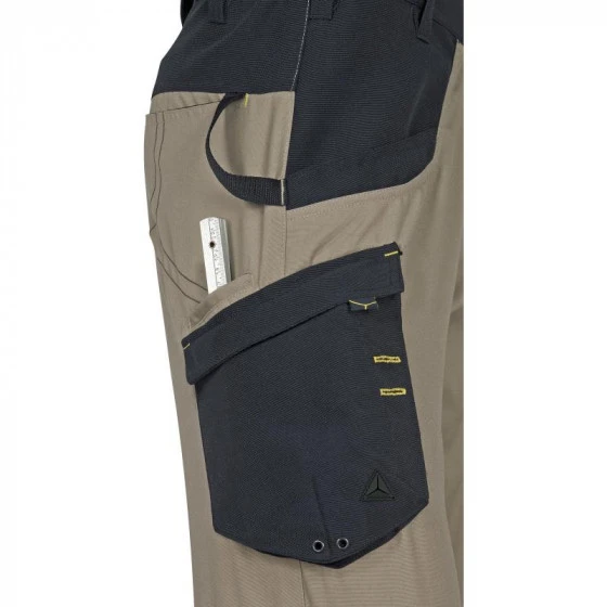 PANTALON DE TRAVAIL DELTA PLUS MACH SPIRIT 60% COTON / 40% POLYESTER 270 G/M² BEIGE-NOIR -M5PA2BN0 8 PANTALON DE TRAVAIL DELTA PLUS MACH SPIRIT 60% COTON / 40% POLYESTER 270 G/M² BEIGE-NOIR -M5PA2BN0 – Image 6