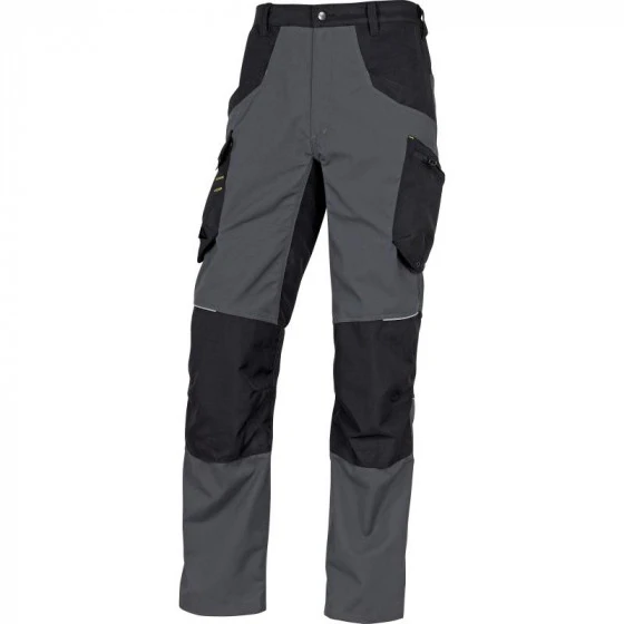 PANTALON DE TRAVAIL DELTA PLUS MACH SPIRIT 60% COTON / 40% POLYESTER 270 G/M² GRIS-NOIR -M5PA2GN0 3 PANTALON DE TRAVAIL DELTA PLUS MACH SPIRIT 60% COTON / 40% POLYESTER 270 G/M² GRIS-NOIR -M5PA2GN0