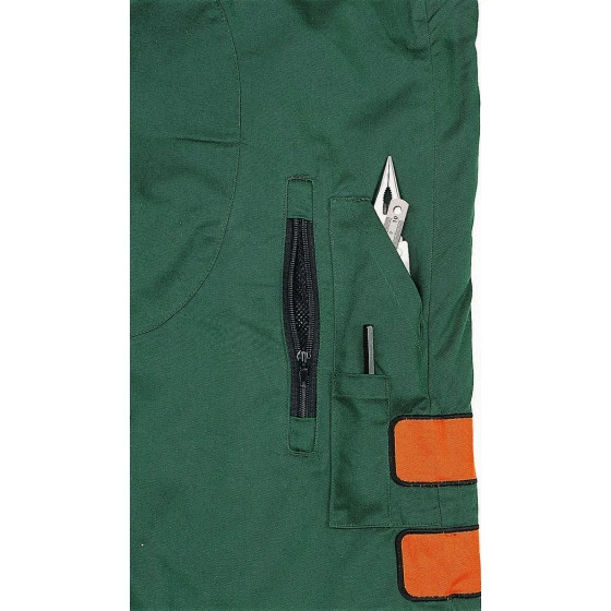 PANTALON BUCHERON DELTA PLUS DOUBLURE AVEC COMPLEXE ANTI-COUPURE VERT / ORANGE MELEZE 3 - MELE3VE0 5 PANTALON BUCHERON DELTA PLUS DOUBLURE AVEC COMPLEXE ANTI-COUPURE VERT / ORANGE MELEZE 3 - MELE3VE0 – Image 3