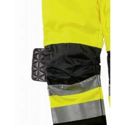 PANTALON DE TRAVAIL DELTA PLUS MACH HAUTE VISIBILITÉ EN COTON / POLYESTER JAUNE FLUO / GRIS -MHPANJA0 -IFARMOR Boutique mhpan kneepad
