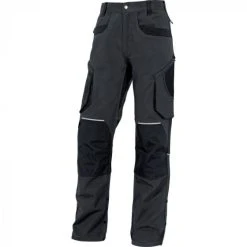 PANTALON DE TRAVAIL DELTA PLUS MACH ORIGINALS EN COTON / ELASTHANE GRIS -MOPA2GR0