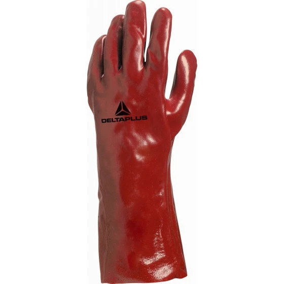 GANT DELTA PLUS PVC ROUGE LONGUEUR 35 CM TAILLE 10 -PVC733510 3 GANT DELTA PLUS PVC ROUGE LONGUEUR 35 CM TAILLE 10 -PVC733510