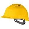 CASQUE DE CHANTIER DELTA PLUS SERRAGE GLISSIÈRE JAUNE-QUAR1JA